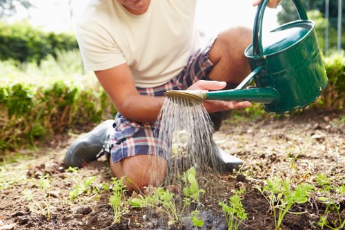 Recycling and composting activities for local garden maintenance